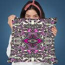 Pattern Pink Throw Pillow By Andrea Haase