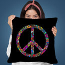Peace Dot Art Throw Pillow By Andrea Haase