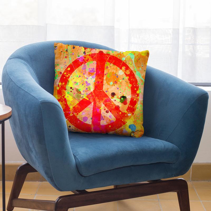 Peace I Throw Pillow By Andrea Haase