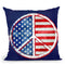 Peace Usa Throw Pillow By Andrea Haase