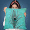 Peacock Feather Ii Throw Pillow By Andrea Haase