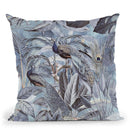 Peacock Jungle Iii Throw Pillow By Andrea Haase