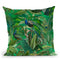 Peacock Jungle Throw Pillow By Andrea Haase