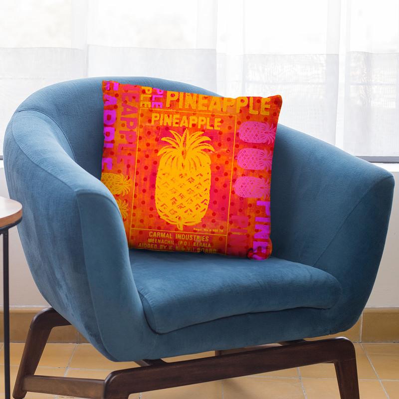 Pineapple Ii Throw Pillow By Andrea Haase