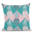 Pineapple Pattern Throw Pillow By Andrea Haase