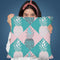 Pineapple Pattern Throw Pillow By Andrea Haase