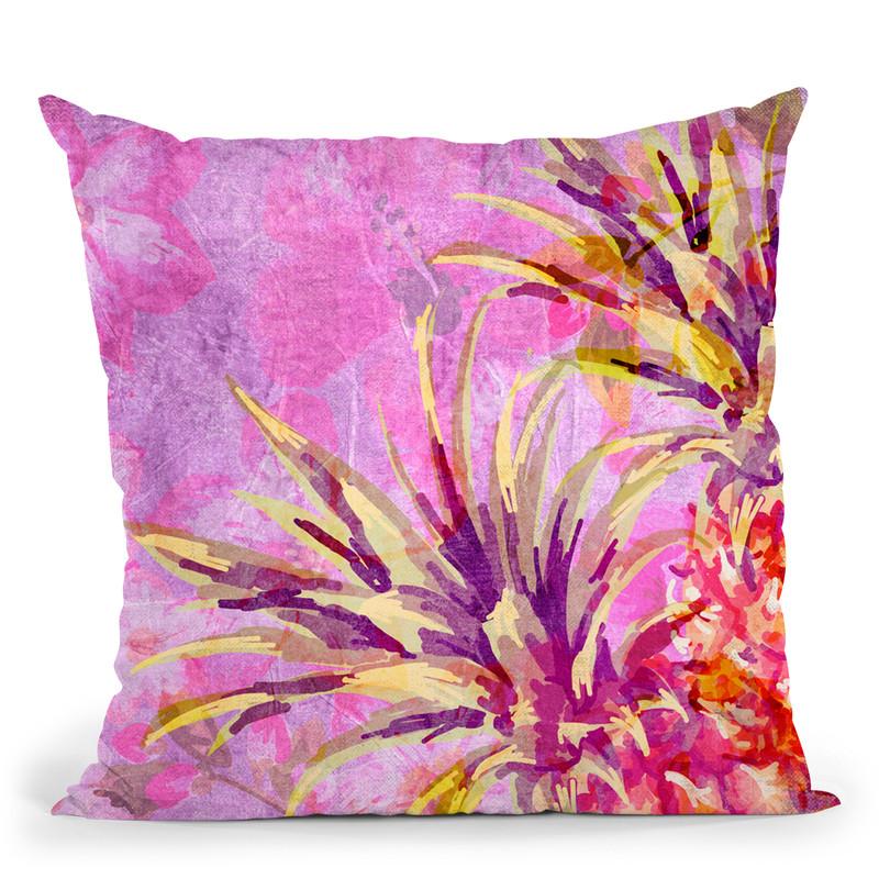 Pineapple Throw Pillow By Andrea Haase