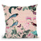 Pink Bird Romance Throw Pillow By Andrea Haase