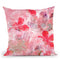 Pink Flowers Throw Pillow By Andrea Haase