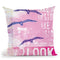 Pink Grunge Throw Pillow By Andrea Haase