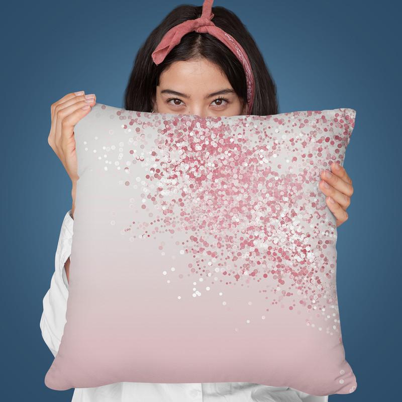 Pink Light Throw Pillow By Andrea Haase