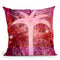 Pink Tropical Night Throw Pillow By Andrea Haase