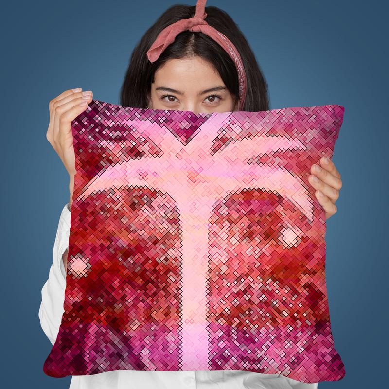 Pink Tropical Night Throw Pillow By Andrea Haase