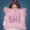 Pink Tropical Oh Throw Pillow By Andrea Haase