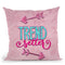 Pink Tropical Trendsetter Throw Pillow By Andrea Haase