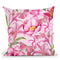 Pink Watercolor Flower Pattern Throw Pillow By Andrea Haase