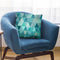 Precious Blue Triangles Throw Pillow By Andrea Haase