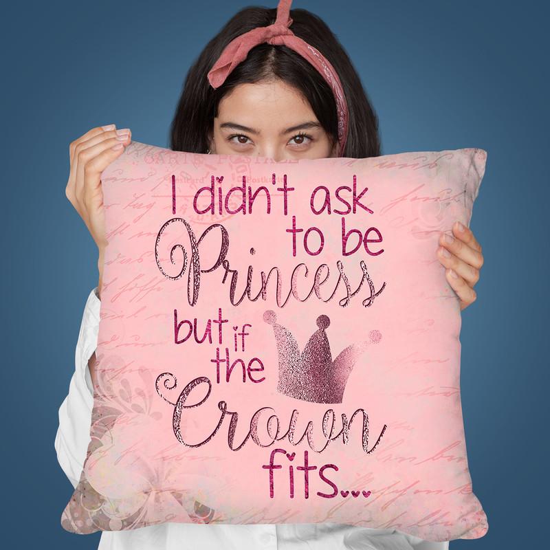 Princess Quote Throw Pillow By Andrea Haase