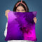 Purple Girl Throw Pillow By Andrea Haase