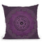 Purple Mandala Throw Pillow By Andrea Haase