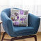 Purple Flowers Collage Throw Pillow By Andrea Haase