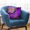 Purple Throw Pillow By Andrea Haase