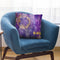 Purple I Throw Pillow By Andrea Haase