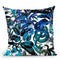 Reptile Jungle Blue Throw Pillow By Andrea Haase