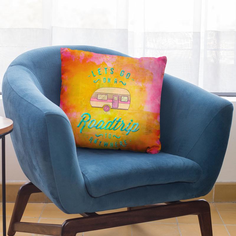 Road Trip Throw Pillow By Andrea Haase