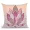 Rose Glamour Lotus Throw Pillow By Andrea Haase