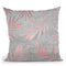 Rose Gold Leaf Concrete Throw Pillow By Andrea Haase