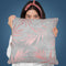 Rose Gold Leaf Concrete Throw Pillow By Andrea Haase
