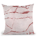 Rosegold Pink I Throw Pillow By Andrea Haase