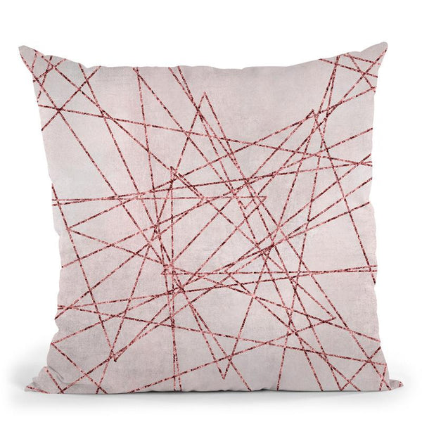 Rosegold Pink Iii Throw Pillow By Andrea Haase