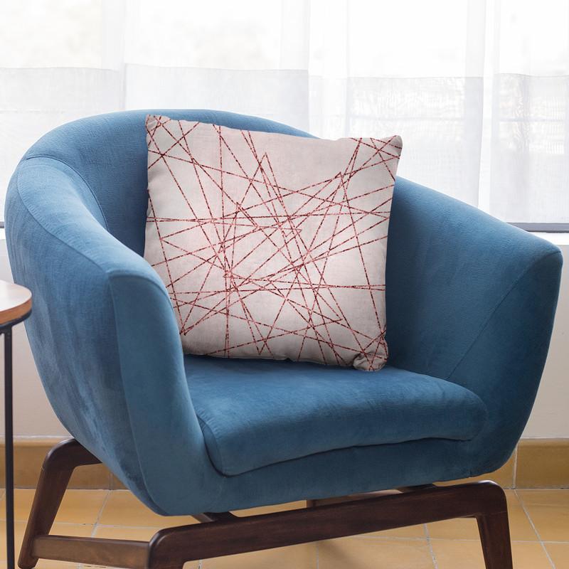 Rosegold Pink Iii Throw Pillow By Andrea Haase