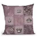 Royal Quilt Pattern Ii Throw Pillow By Andrea Haase