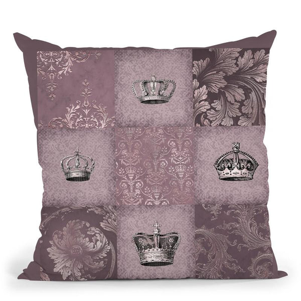 Royal Quilt Pattern Ii Throw Pillow By Andrea Haase