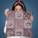 Royal Quilt Pattern Ii Throw Pillow By Andrea Haase