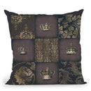 Royal Quilt Pattern Iii Throw Pillow By Andrea Haase