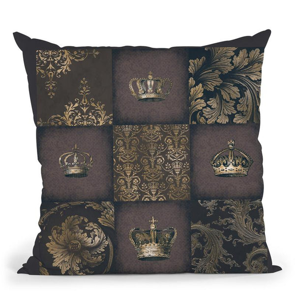 Royal Quilt Pattern Iii Throw Pillow By Andrea Haase
