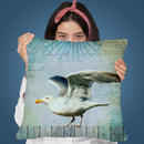 Sea Gull Throw Pillow By Andrea Haase