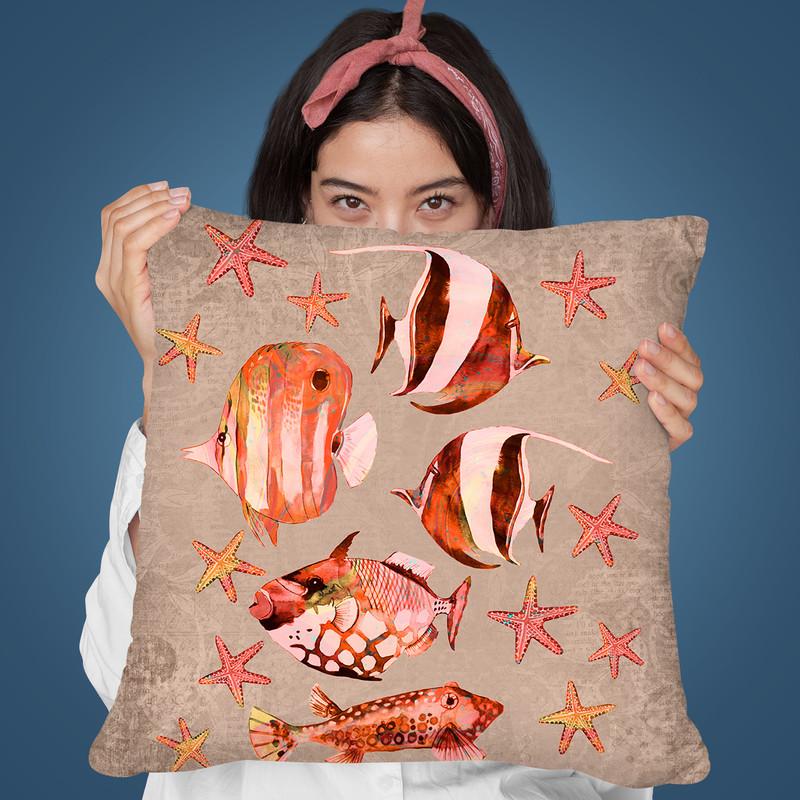 Sea World Throw Pillow By Andrea Haase