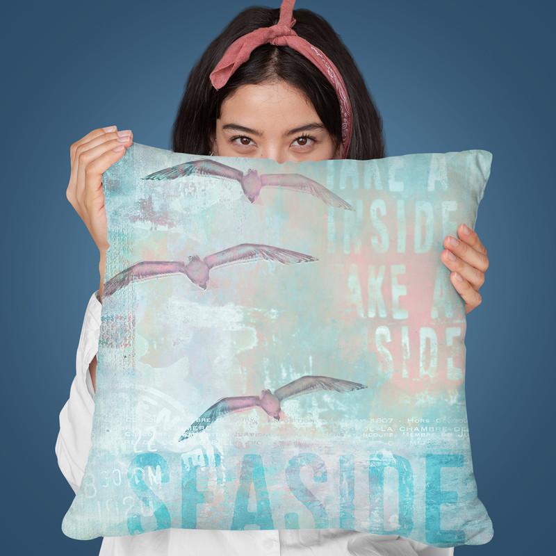 Seaside Throw Pillow By Andrea Haase