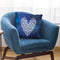 Shibori Heart Throw Pillow By Andrea Haase