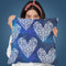 Shibori Hearts Throw Pillow By Andrea Haase