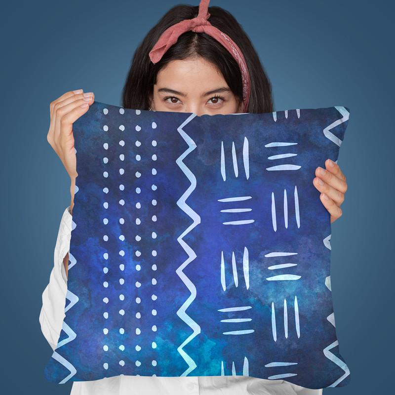 Shibori Iv Throw Pillow By Andrea Haase