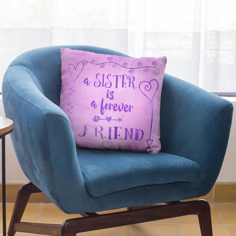 Sister Friend Throw Pillow By Andrea Haase