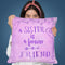 Sister Friend Throw Pillow By Andrea Haase