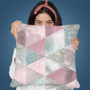 Soft Pastel Triangles Throw Pillow By Andrea Haase