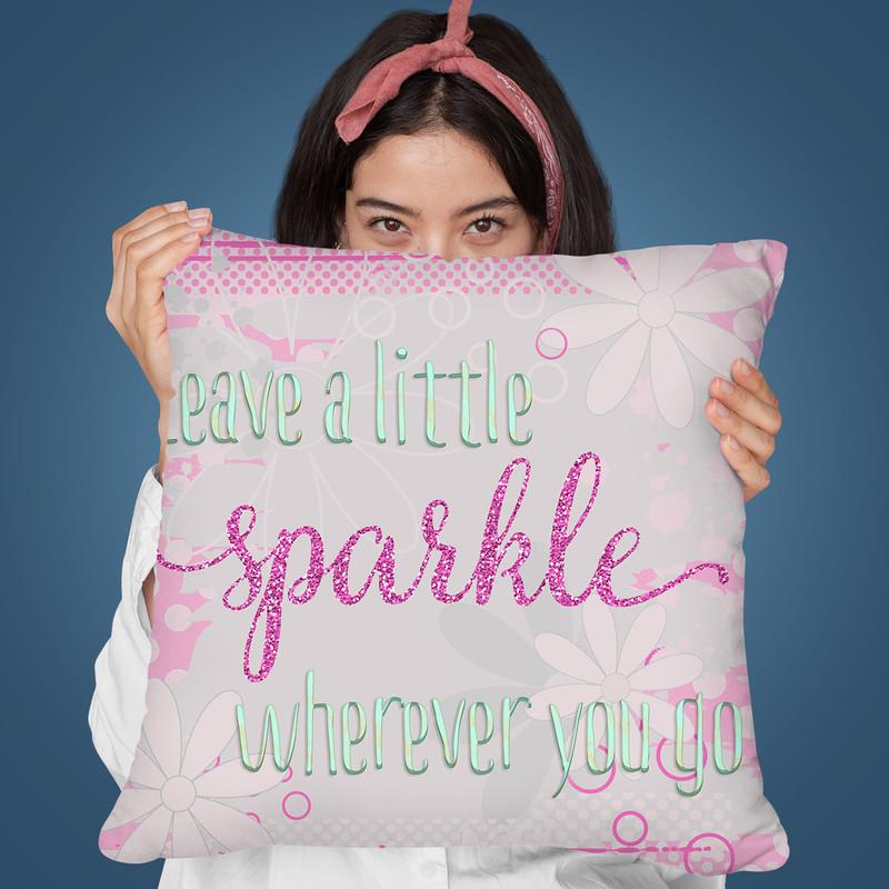 Sparkle Throw Pillow By Andrea Haase
